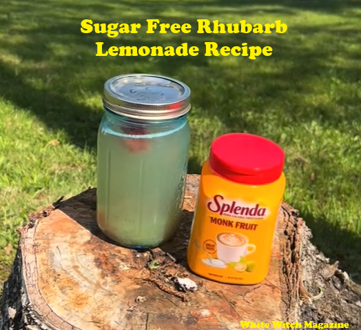 Rhubarb Lemonade from Maine Sugar Free, Keto Friendly